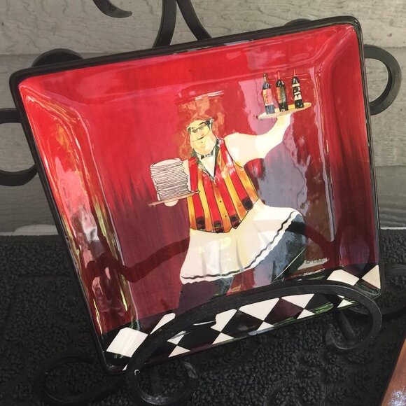 *Certified International "Bistro" by Jennifer Garant 8.5 in serving Plate $10 - Picture 1 of 7